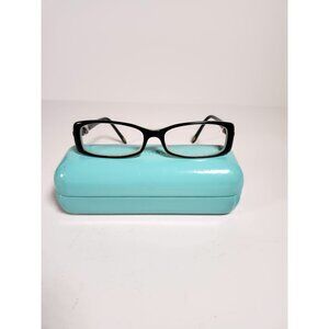 Tiffany & Co Womens Black Eyeglass Frames TE2016 A055 51mm With Turquoise Hard C